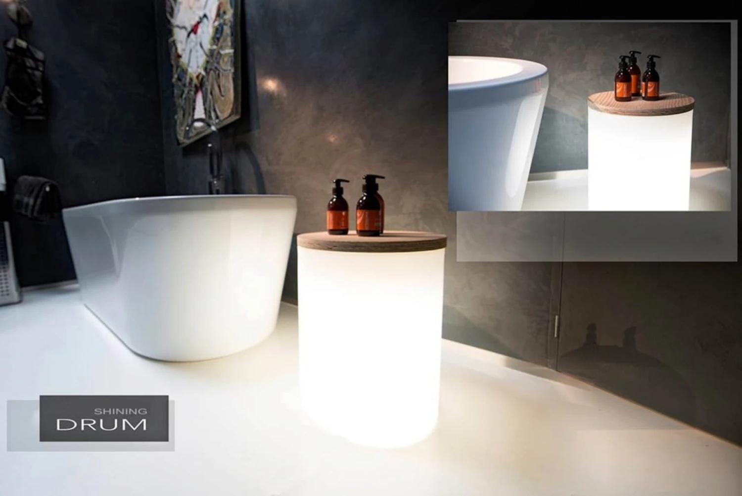 Leuchttisch Shining Drum, LED – Bild 7