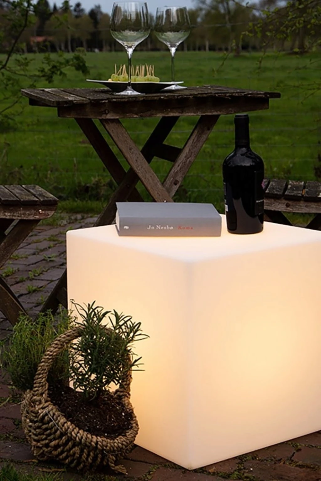 Leuchtwürfel Shining Cube (LED), Höhe 43 Cm – Bild 2