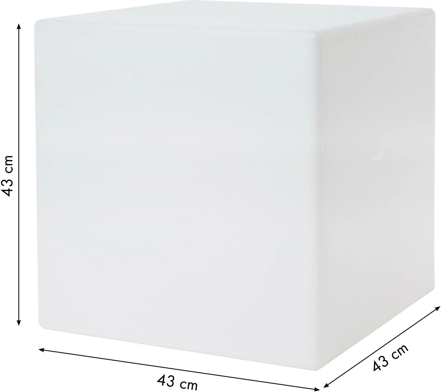 Leuchtwürfel Shining Cube (LED), Höhe 43 Cm – Bild 4