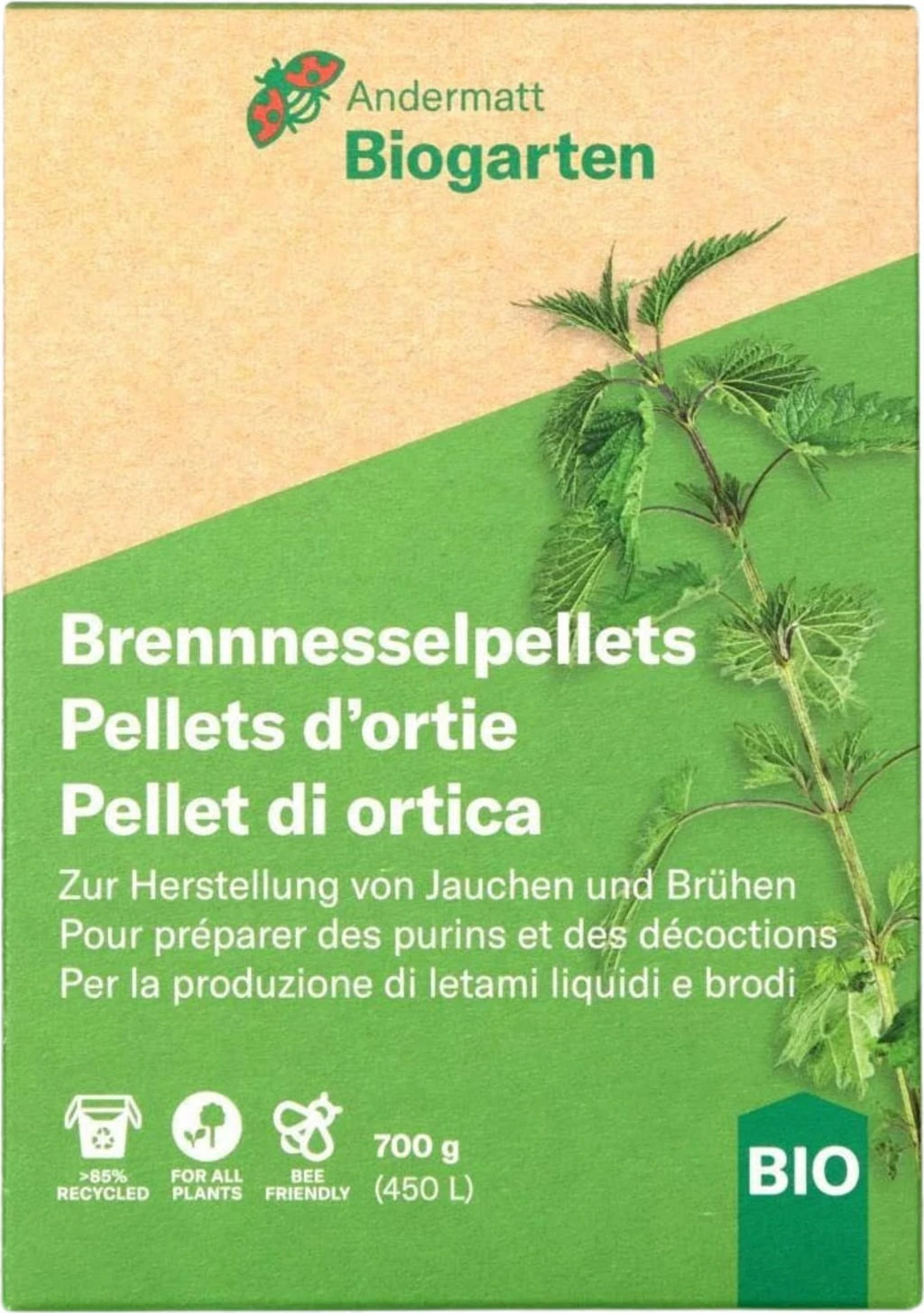 Brennnessel Pellets, 700 G