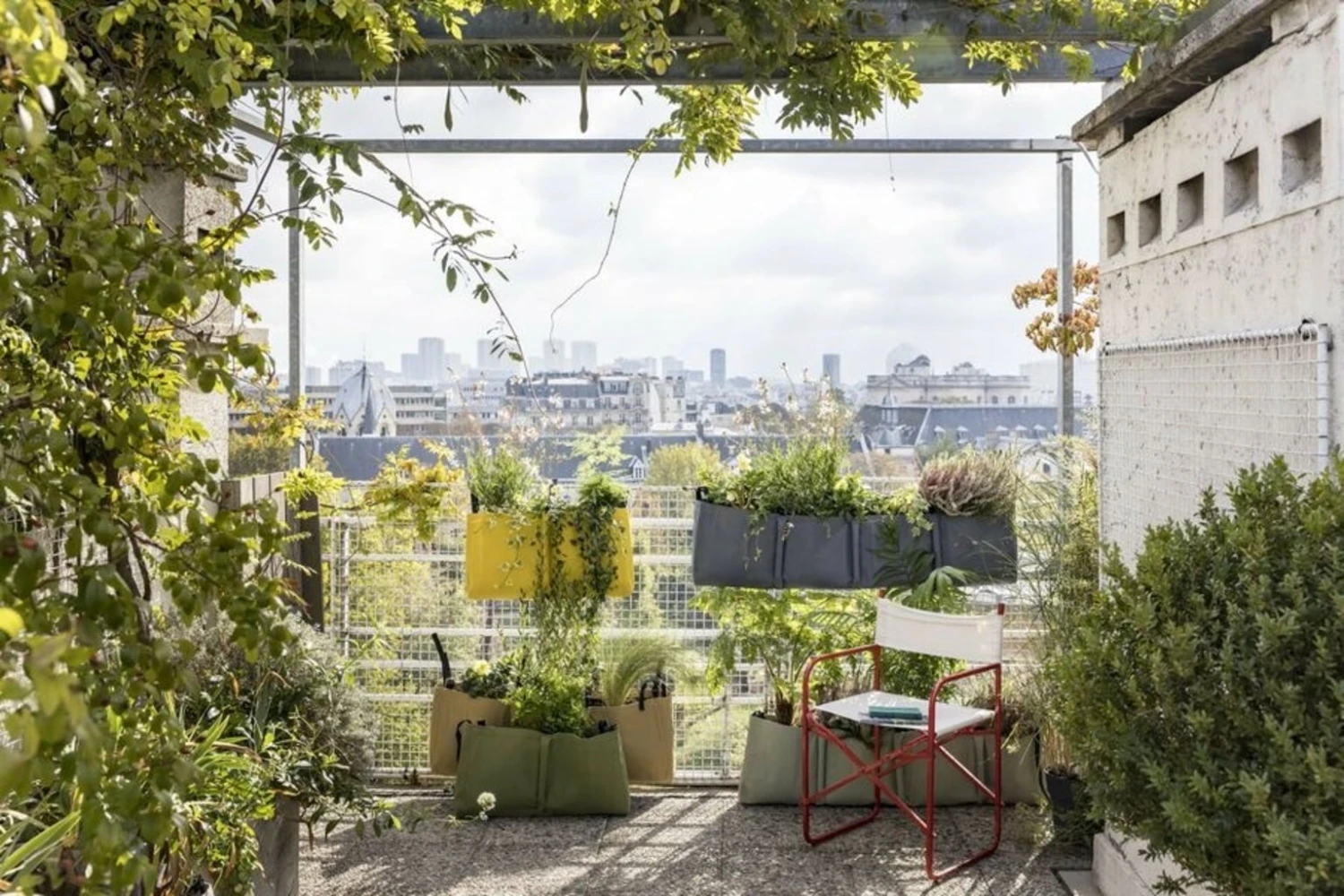 Pflanztasche Zum Hängen "Colours", Asphalt – Bild 3