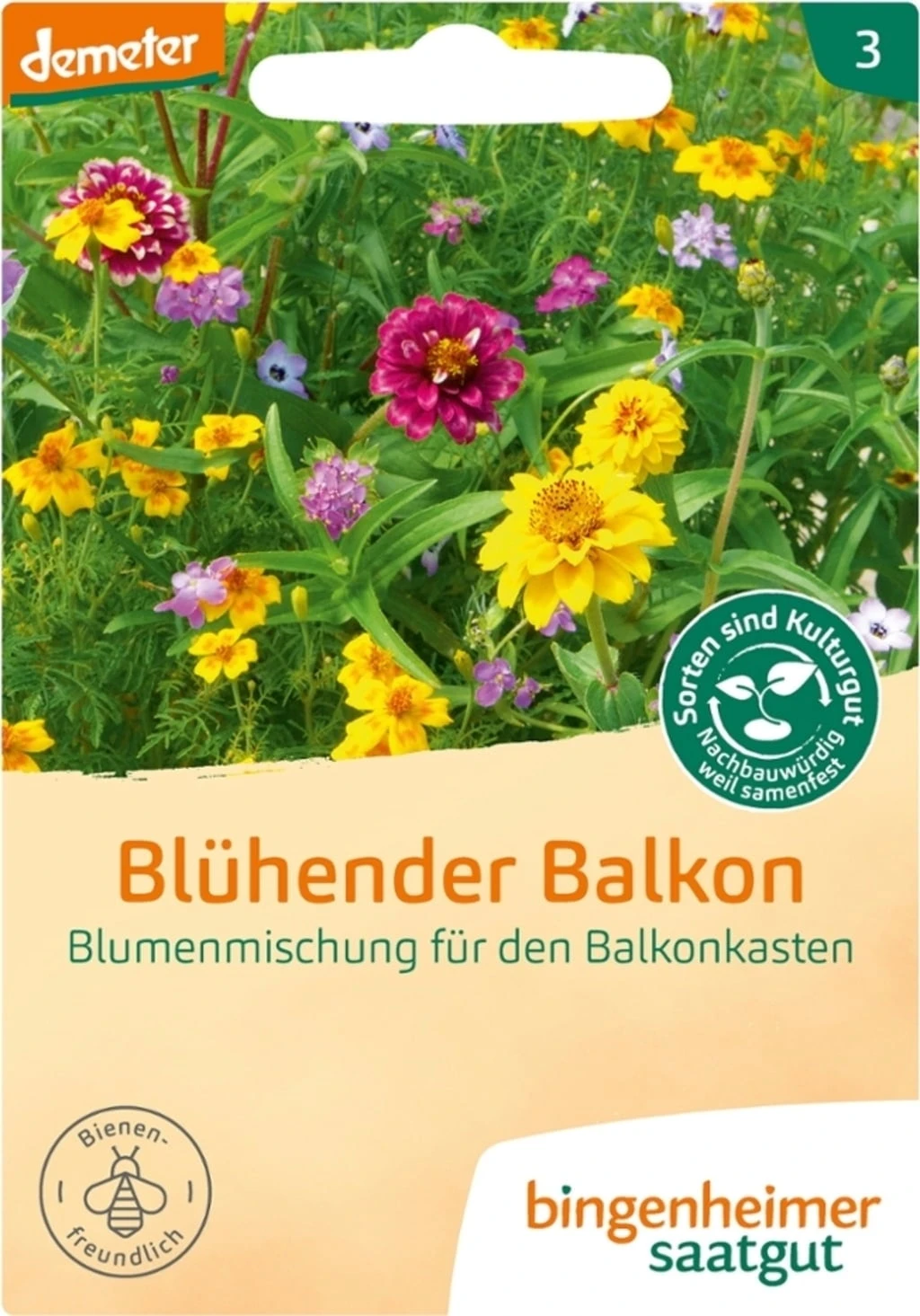 Blumenmischung "Blühender Balkon" – Bild 2