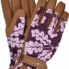 Gartenhandschuhe "Oak Leaf" - Plum, S/M