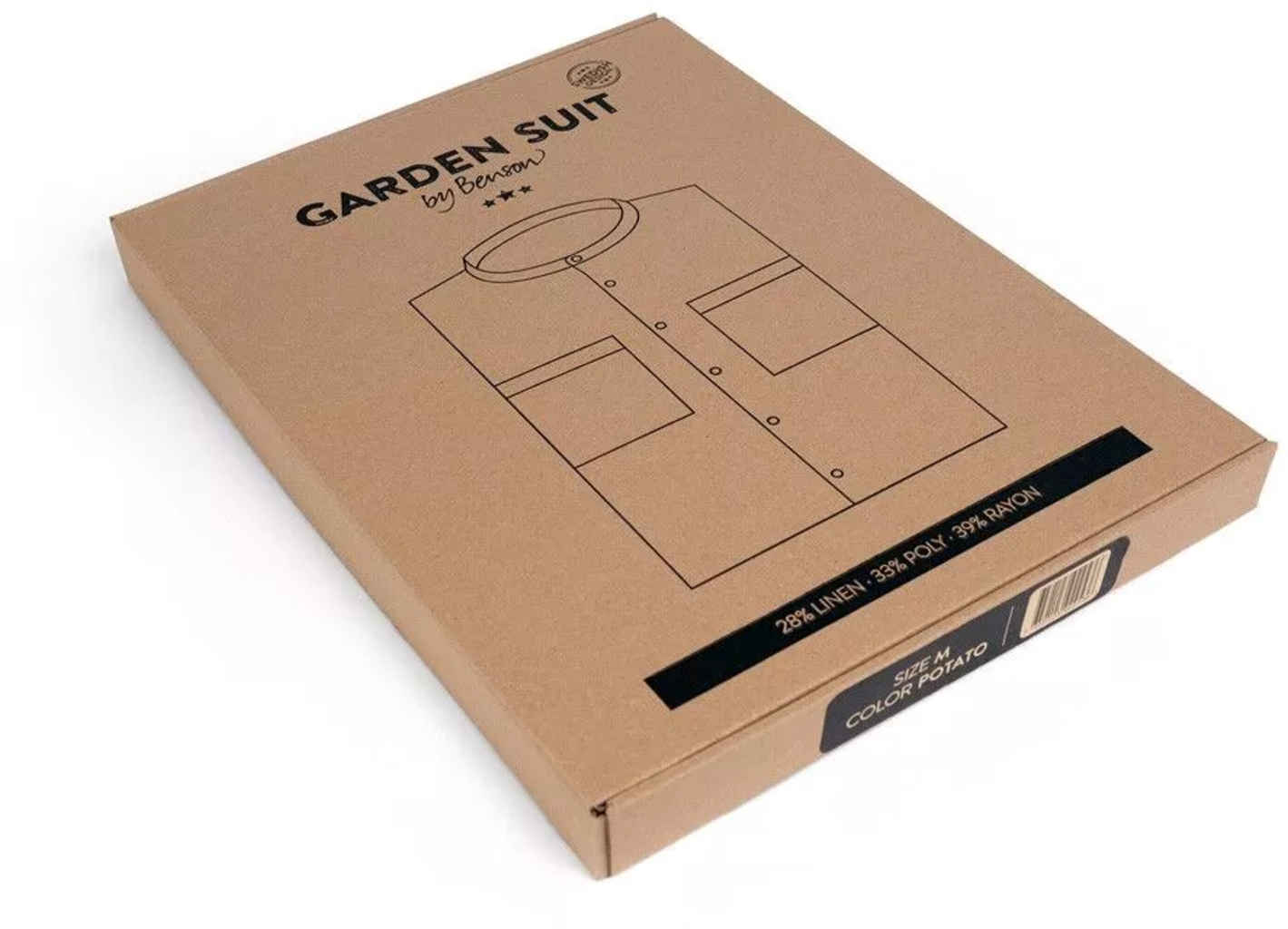 Gartenanzug / Overall - Natur, M