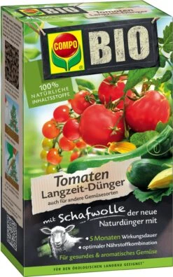 Compo BIO Tomaten Langzeit- Dünger Mit Schafwolle, 750 G