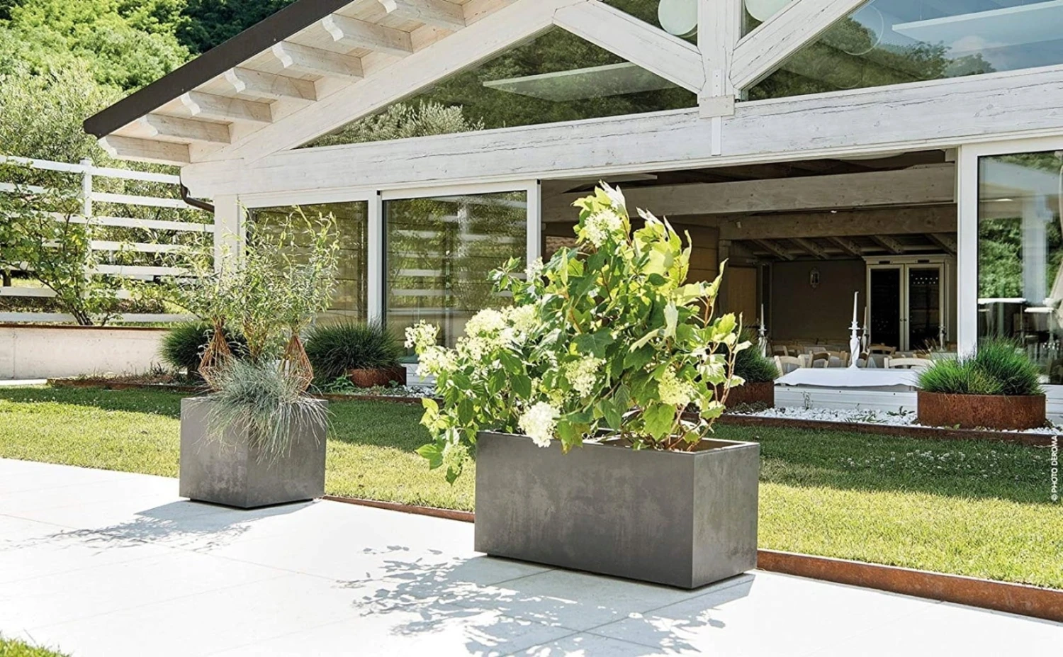 Pflanztopf "Quadro Millenium" Mit Wasserreservoir - Anthrazit, 39 Cm – Bild 7