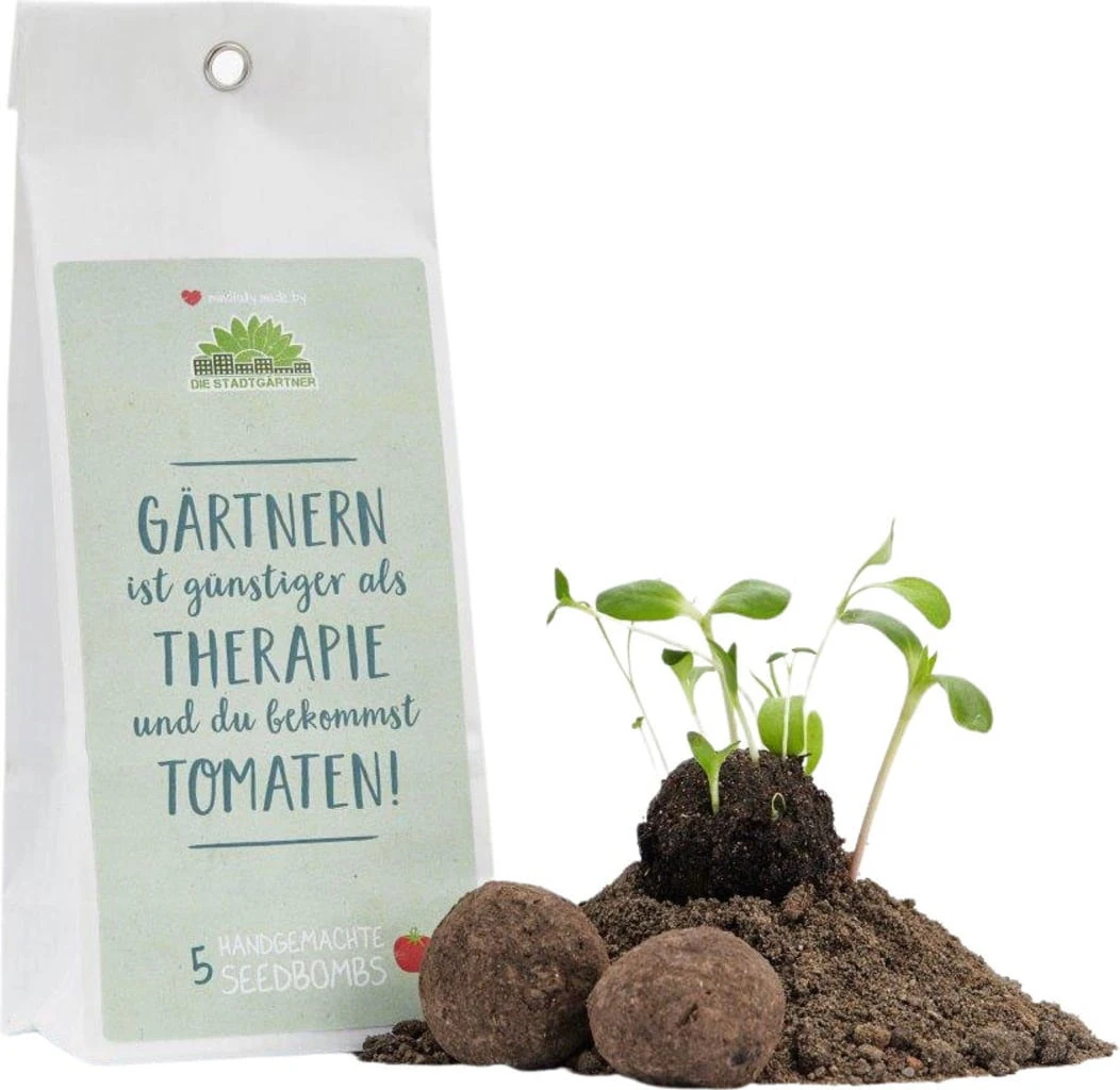 Samenbomben "Gärtnern Ist Günstiger Als Therapie"