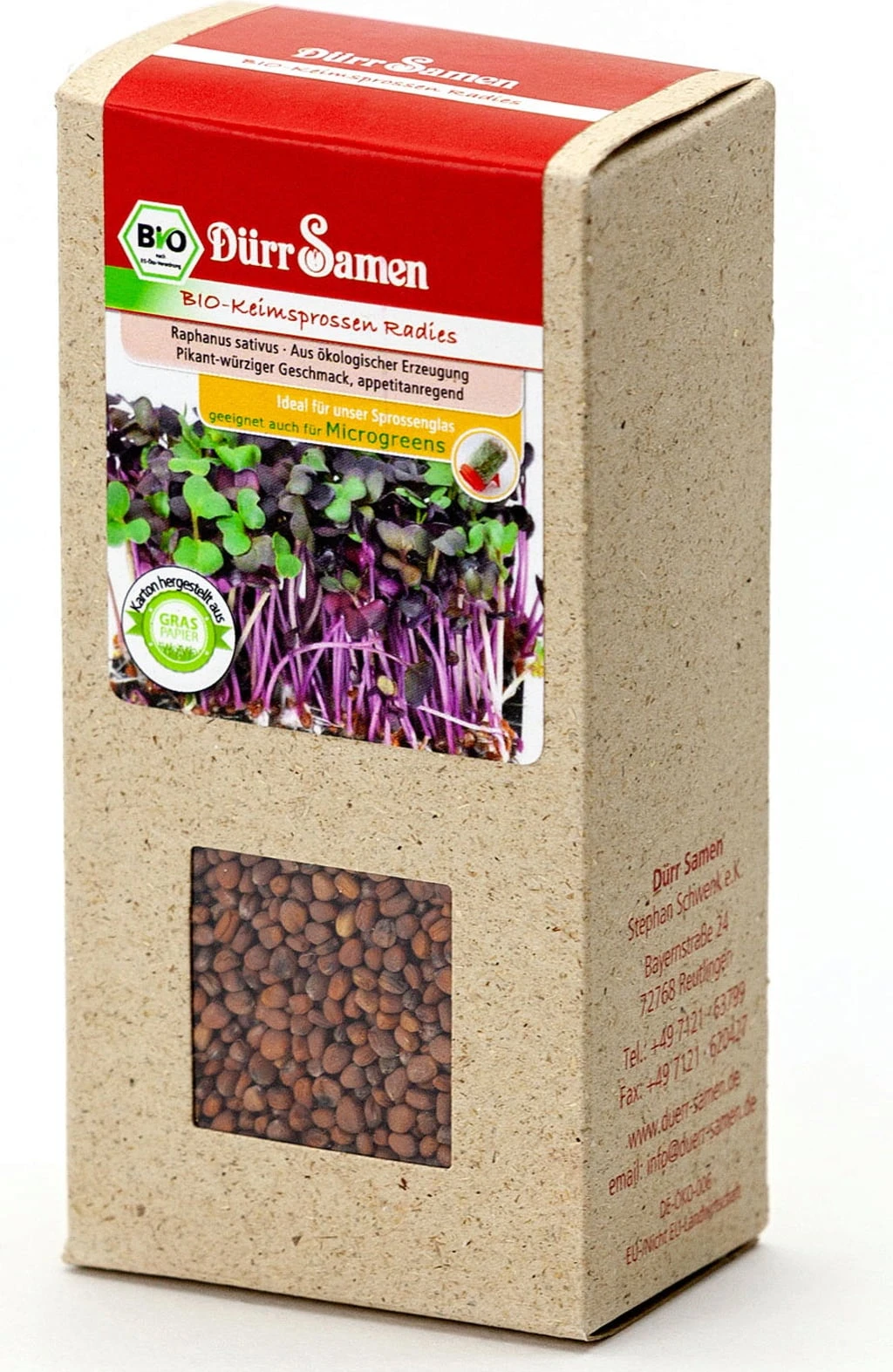 BIO-Keimsprossen Radies, 190 G
