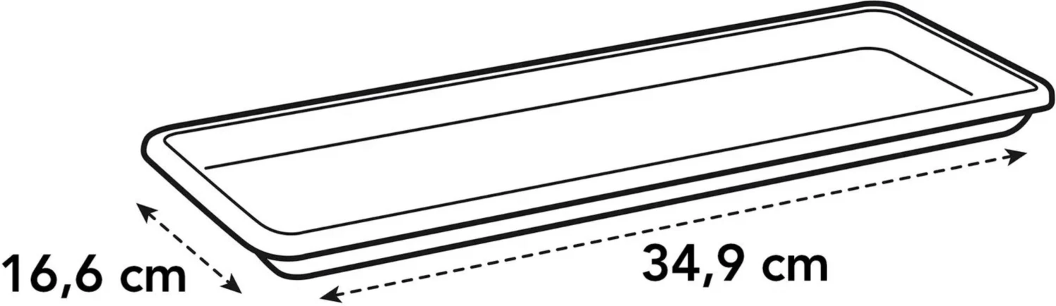 Elho Barcelona Balkonkasten Untersetzer 40 Cm, Weiss – Bild 3