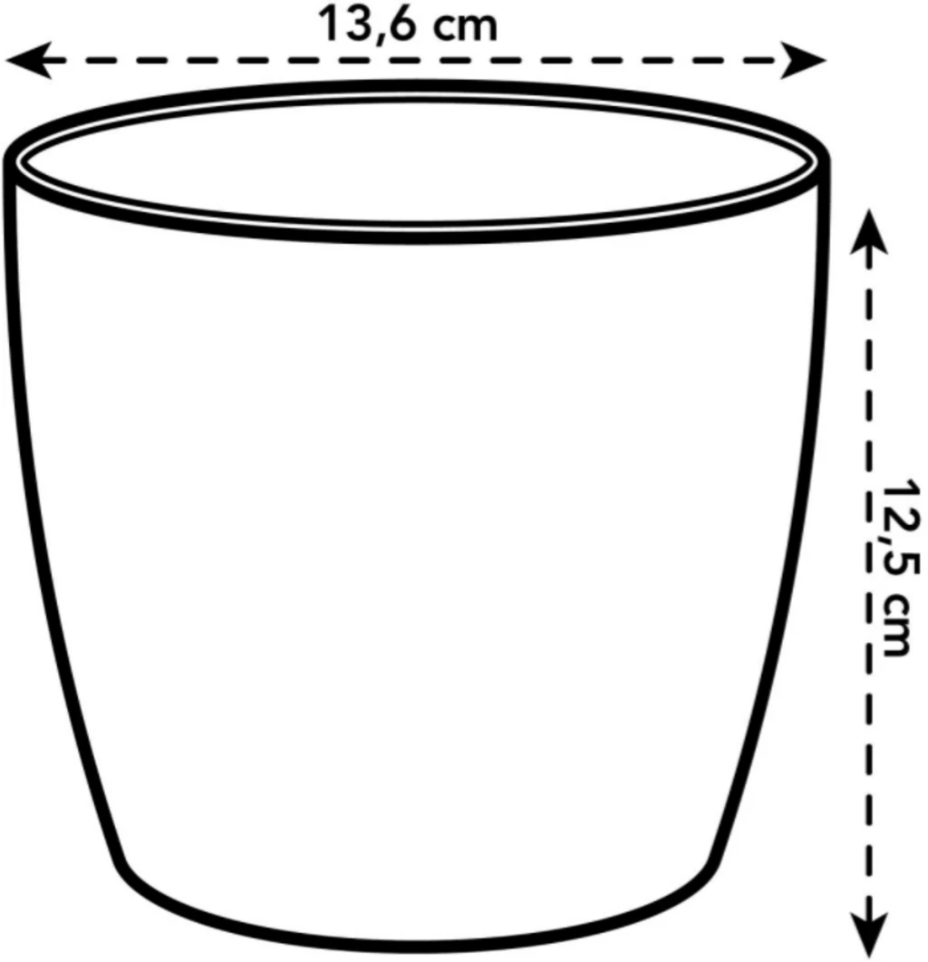 Elho Brussels Rund 14 Cm, Weiß – Bild 7