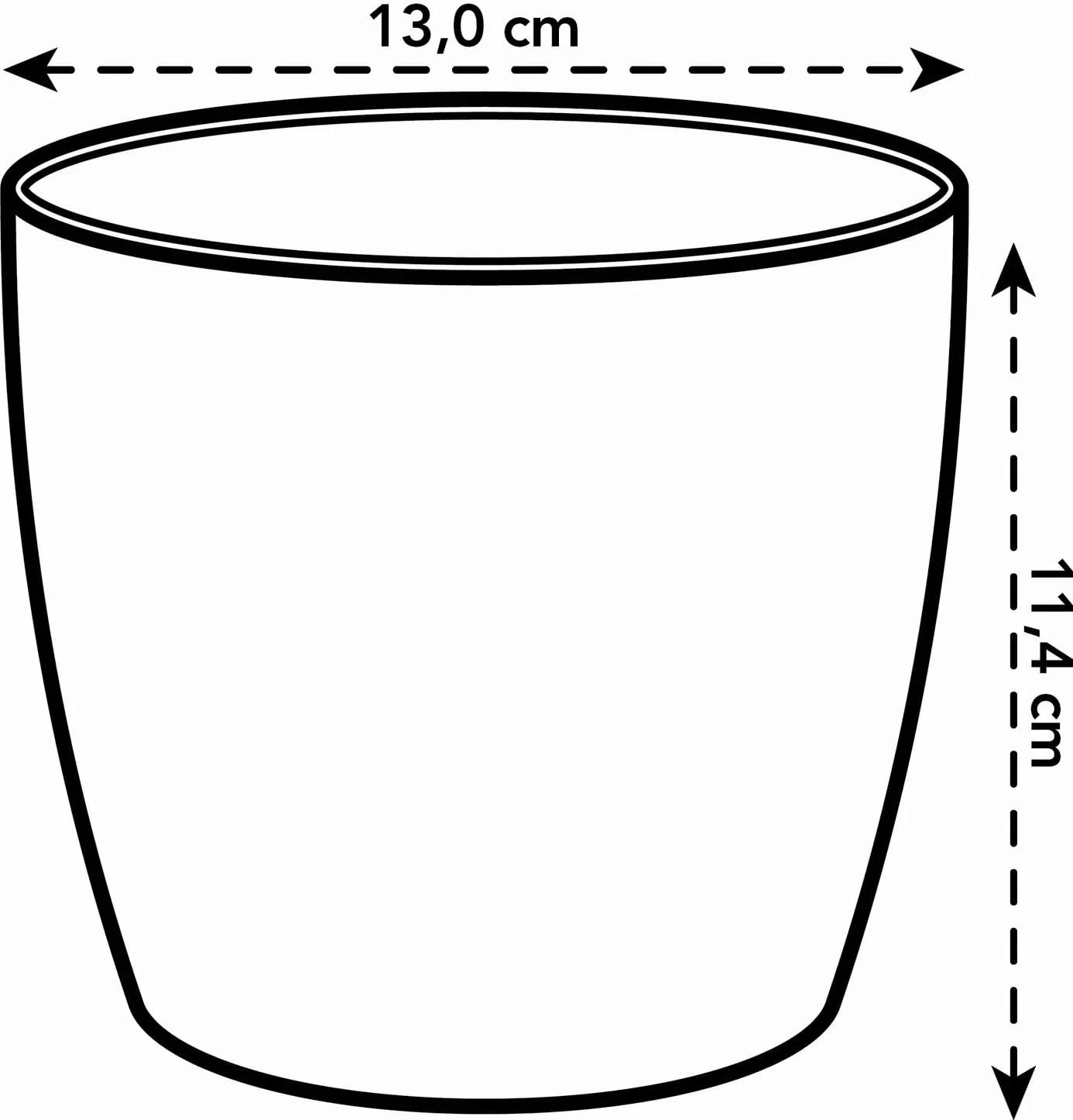 Elho Brussels Rund Mini 13 Cm, Anthrazit – Bild 6
