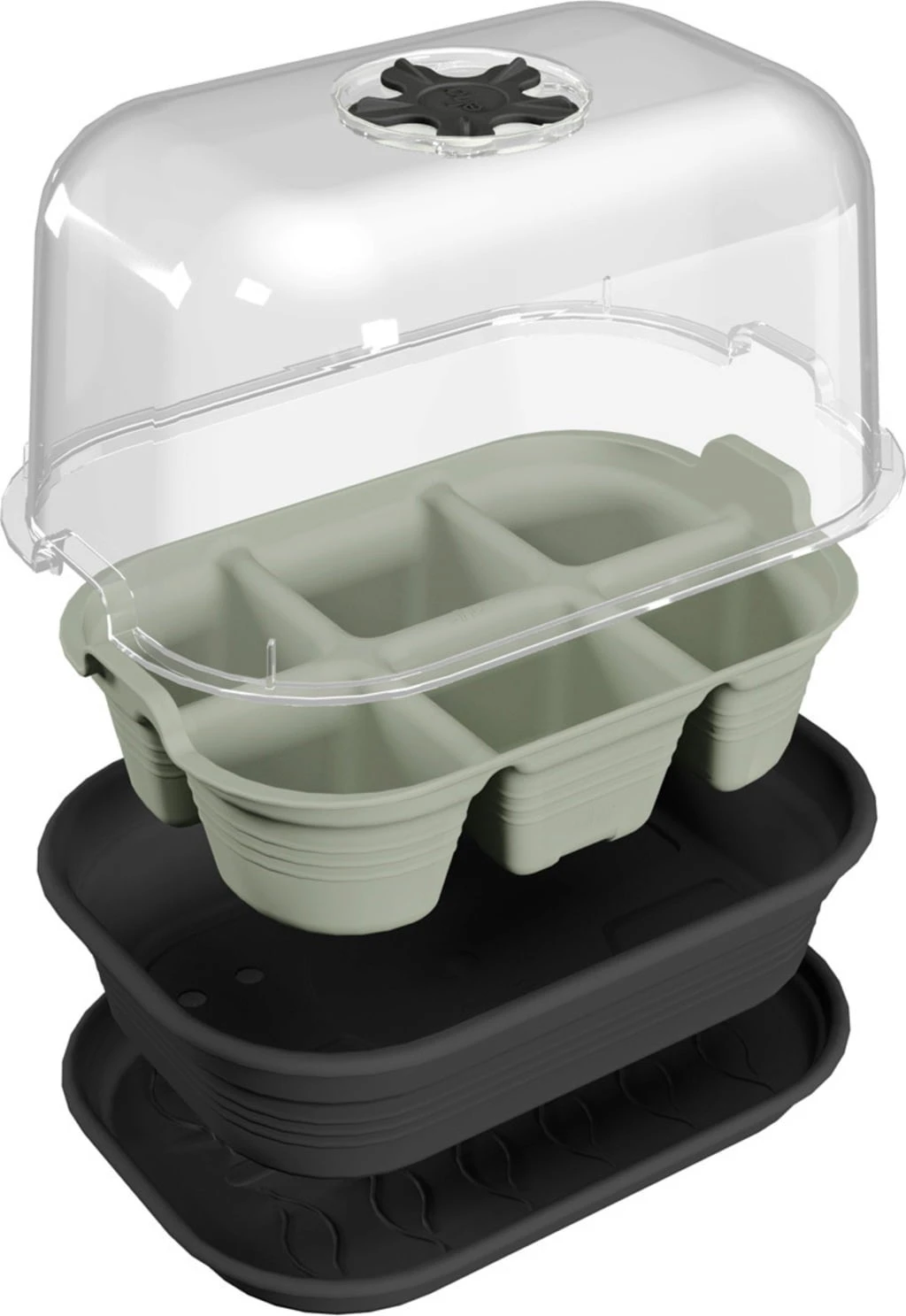 Elho Green Basics Anzucht-Set - Schwarz – Bild 12