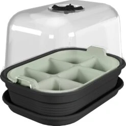 Elho Green Basics Anzucht-Set - Schwarz