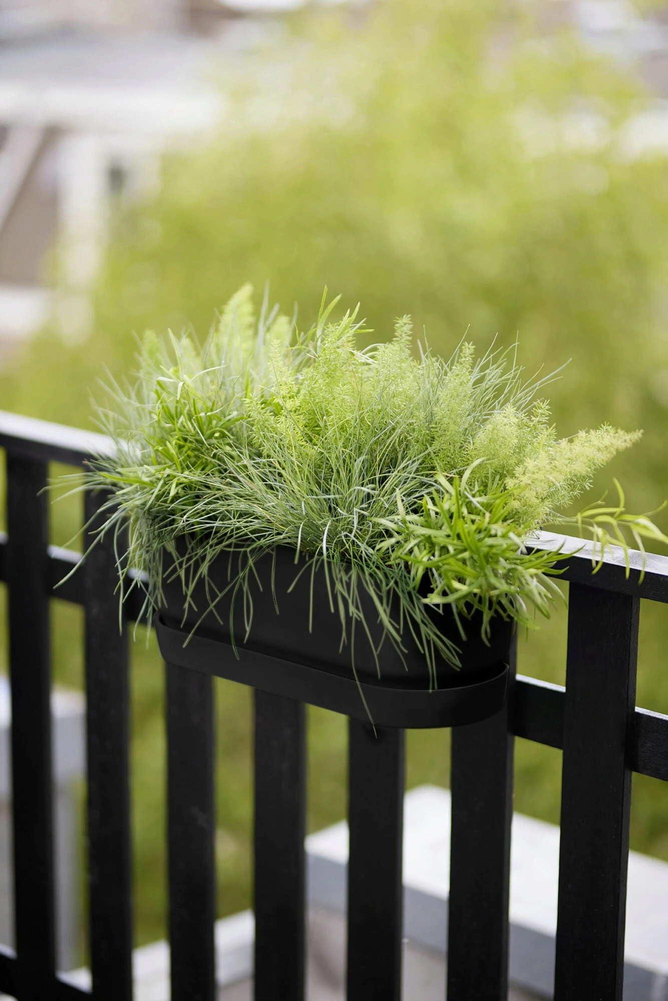 Elho Greenville Easy Balcony 52 Cm, Living Schwarz – Bild 2