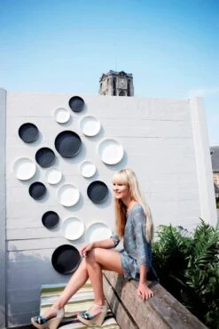 Elho Loft Urban Untersetzer Rund 28, Anthrazit