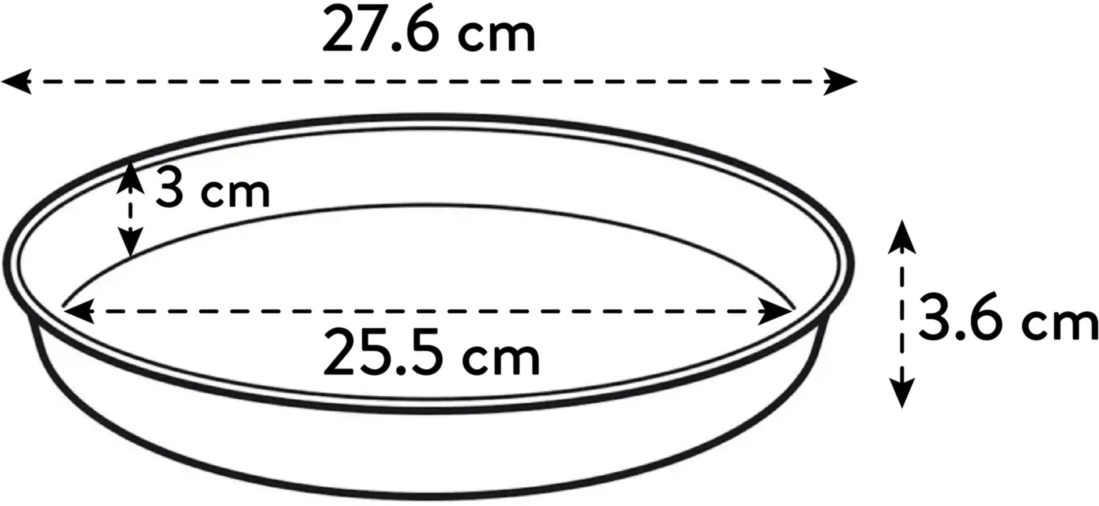 Elho Loft Urban Untersetzer Rund 28, Anthrazit – Bild 5