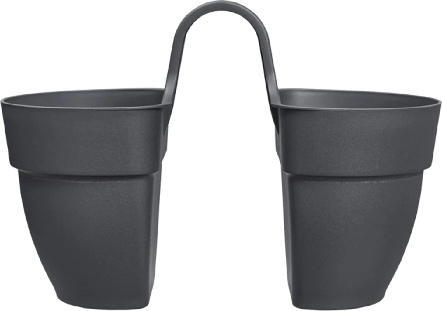 Elho Vibia Campana Flower Twin 21 Cm, Anthrazit – Bild 3