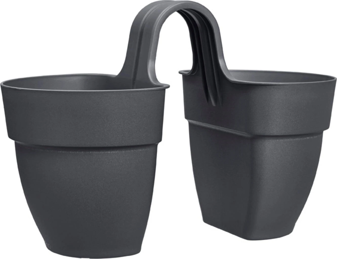 Elho Vibia Campana Flower Twin 21 Cm, Anthrazit – Bild 4