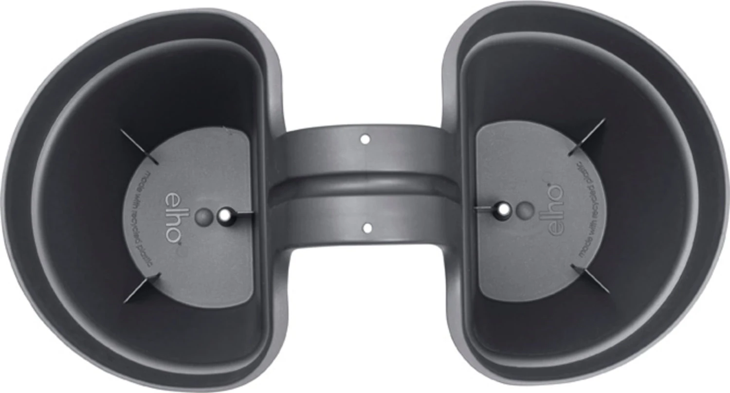 Elho Vibia Campana Flower Twin 21 Cm, Anthrazit – Bild 5