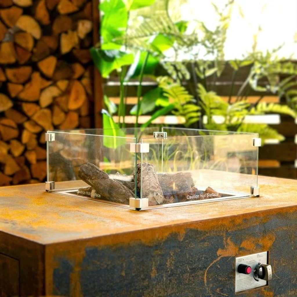 Gaskamin "Brann" Tisch, 80 X 80 X 50 Cm – Bild 3