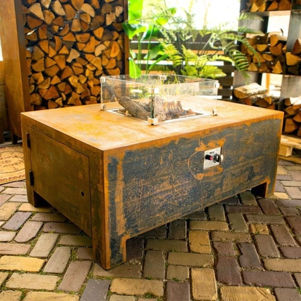 Gaskamin "Brann" Tisch, 80 X 80 X 50 Cm – Bild 4