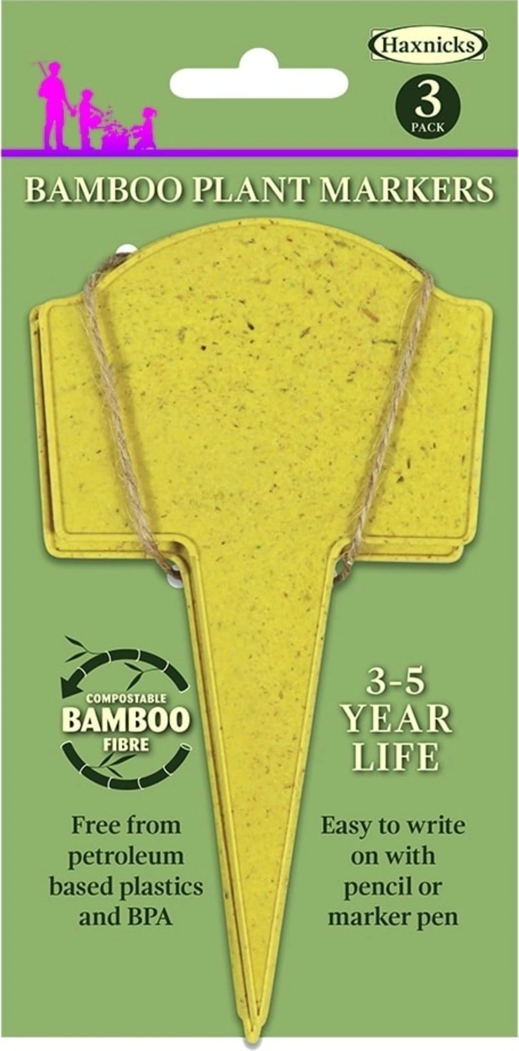 Bambus-Pflanzschilder