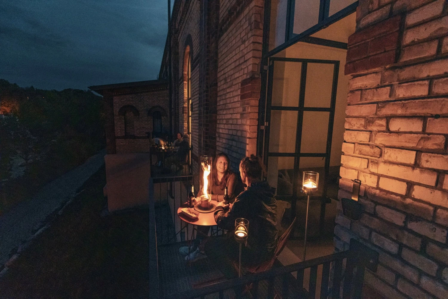 SPIN 120 Tischfeuer, Gold – Bild 6