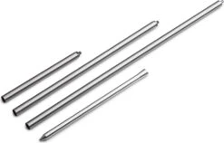 SPIN Erdspieß Silber 4-teilig