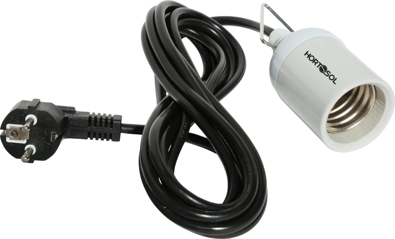 E40 Lampenaufhänger Verkabelt 4m – Bild 3