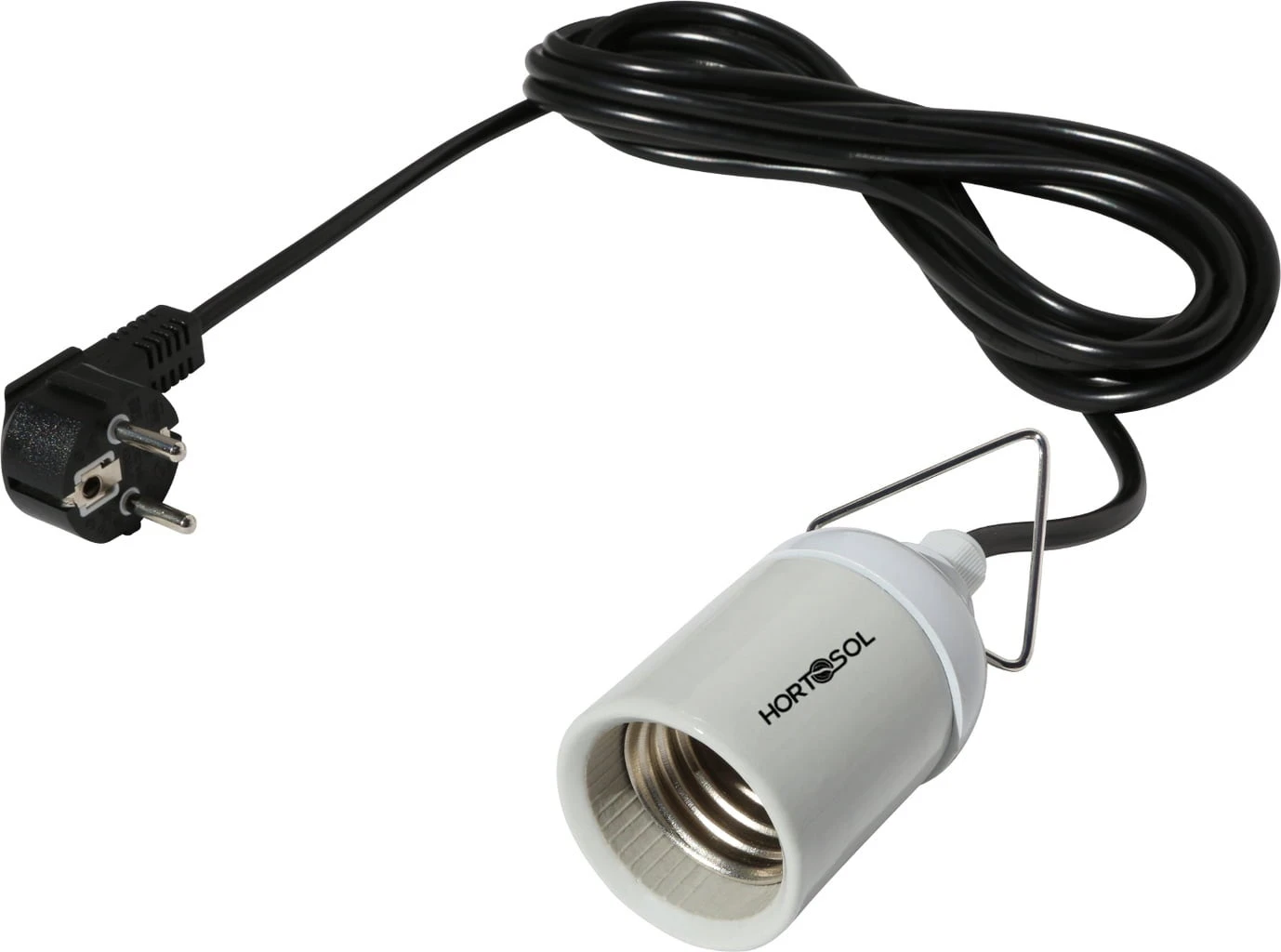 E40 Lampenaufhänger Verkabelt 4m – Bild 2