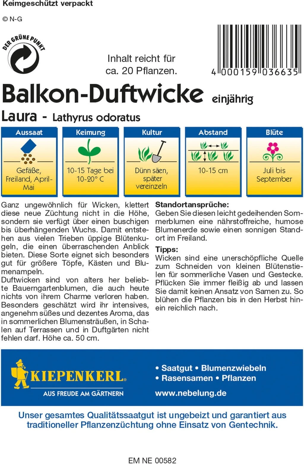 Balkon-Wicken "Laura"