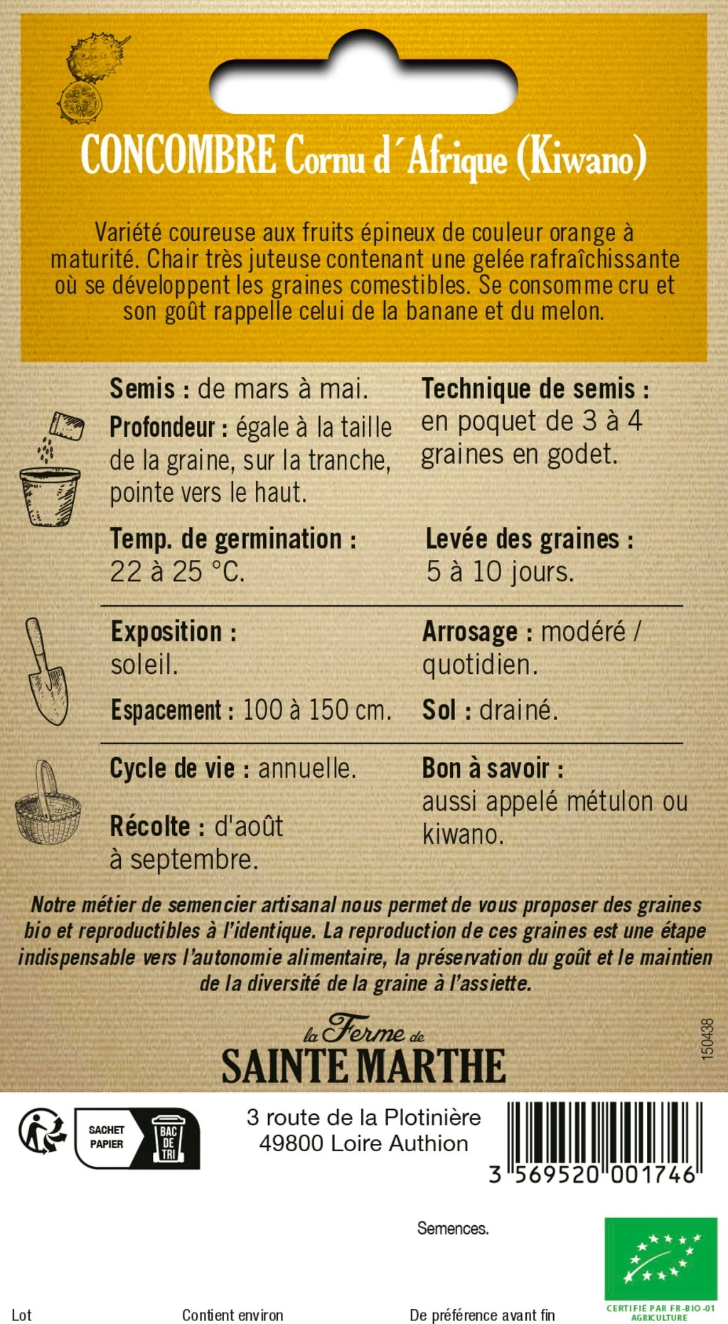 Horngurke "Cornu D´Afrique (Kiwano)" – Bild 2