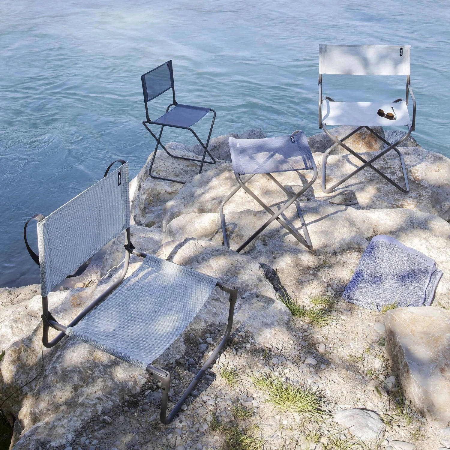 Lafuma FGX XL Campingstuhl Mit Armlehne, Ciel – Bild 3