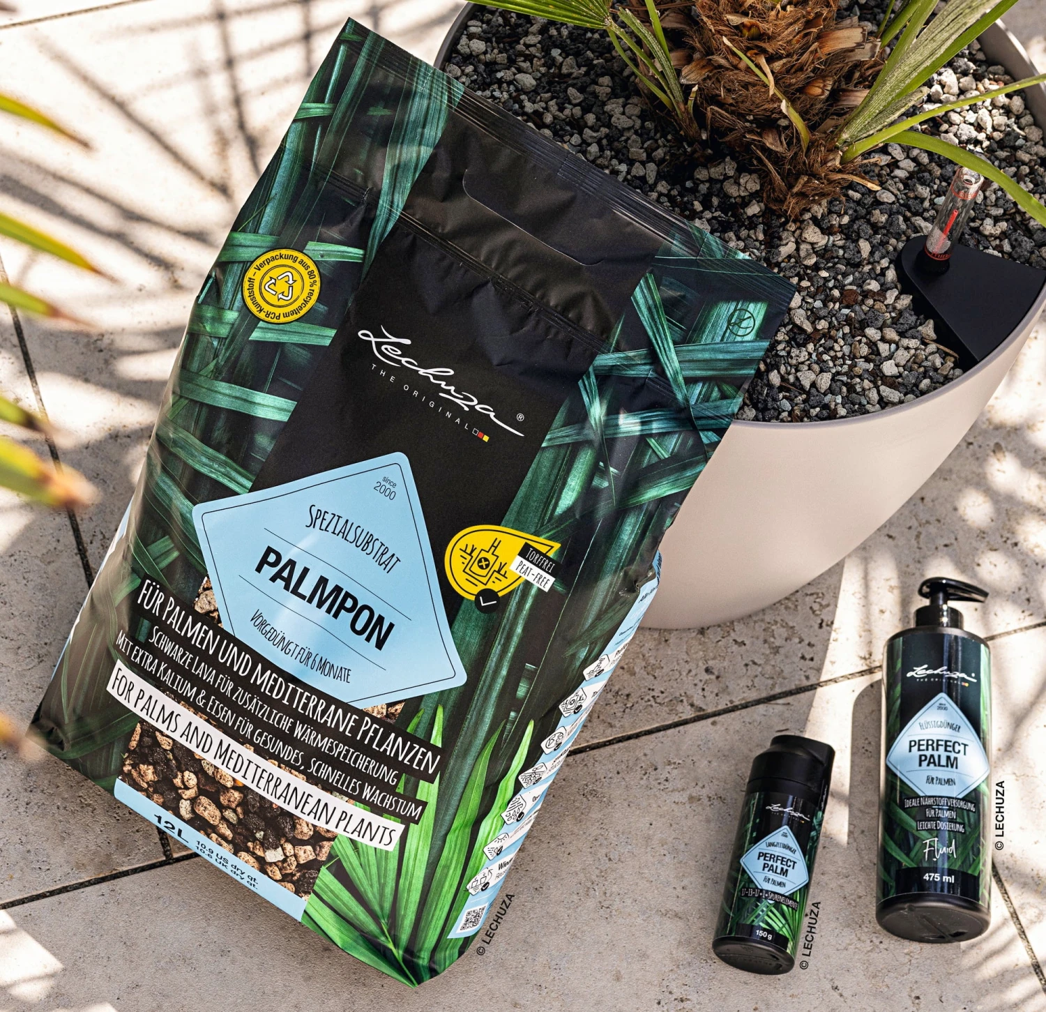 LECHUZA Substrat Palm-PON, 25 Liter – Bild 3
