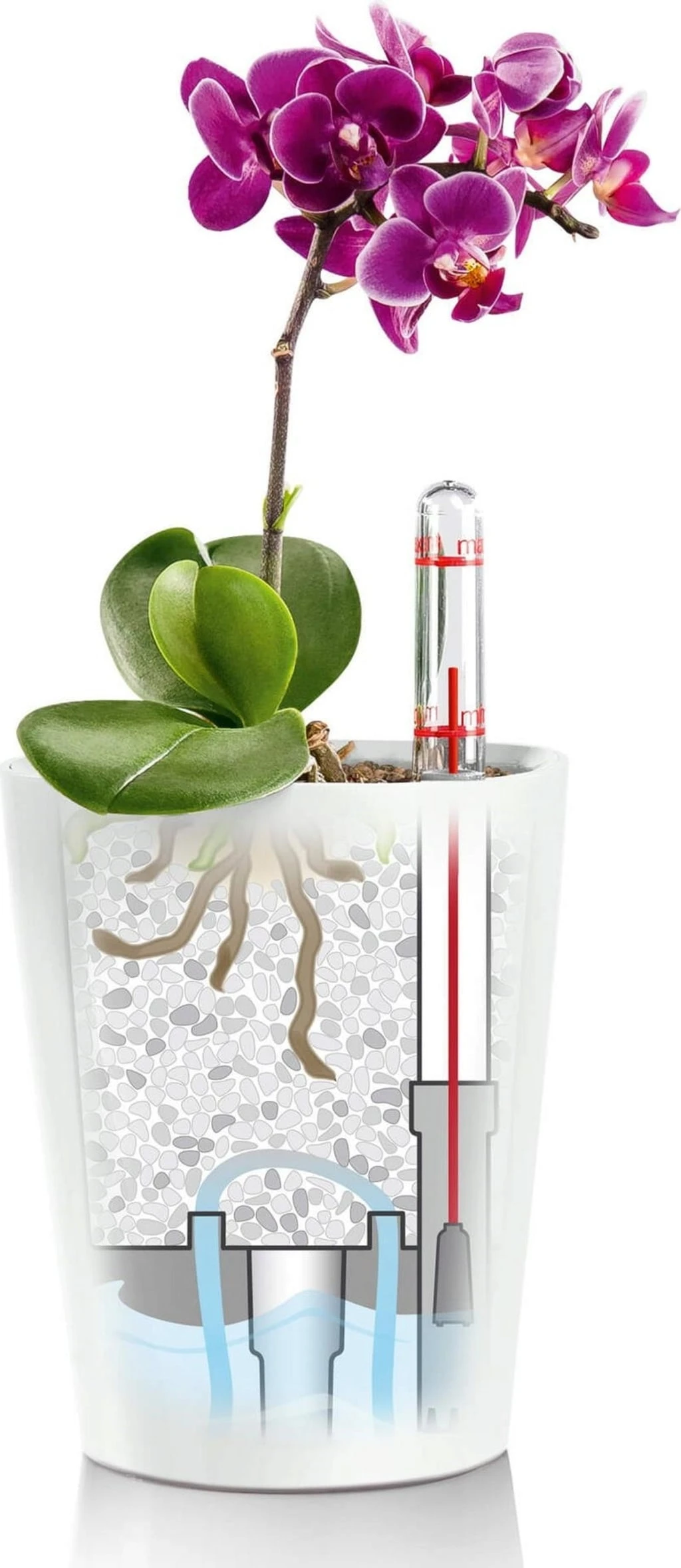 LECHUZA Tischgefäß MINI DELTINI, Weiß – Bild 10