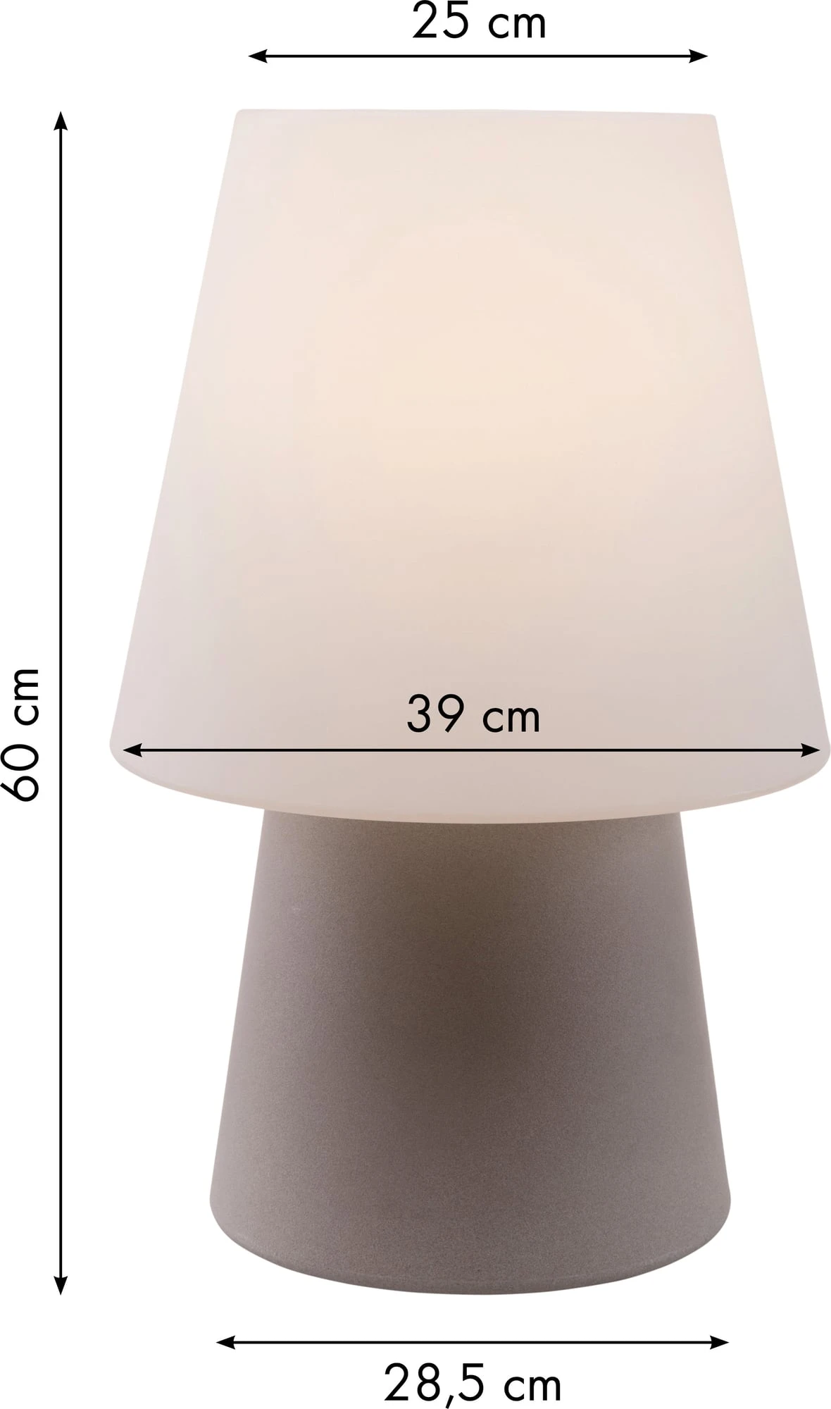 No. 1 - 60 Cm, Leuchte (SOLAR), Sand – Bild 3