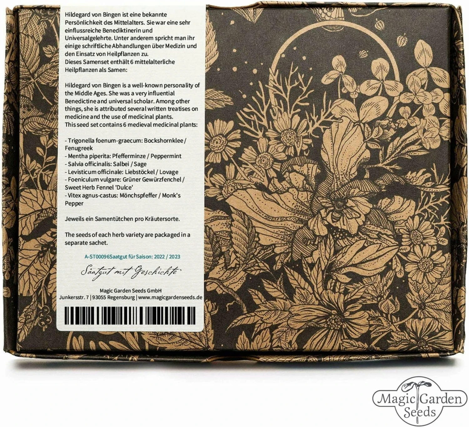 Hildegard Von Bingen: Klostergarten - Samenset