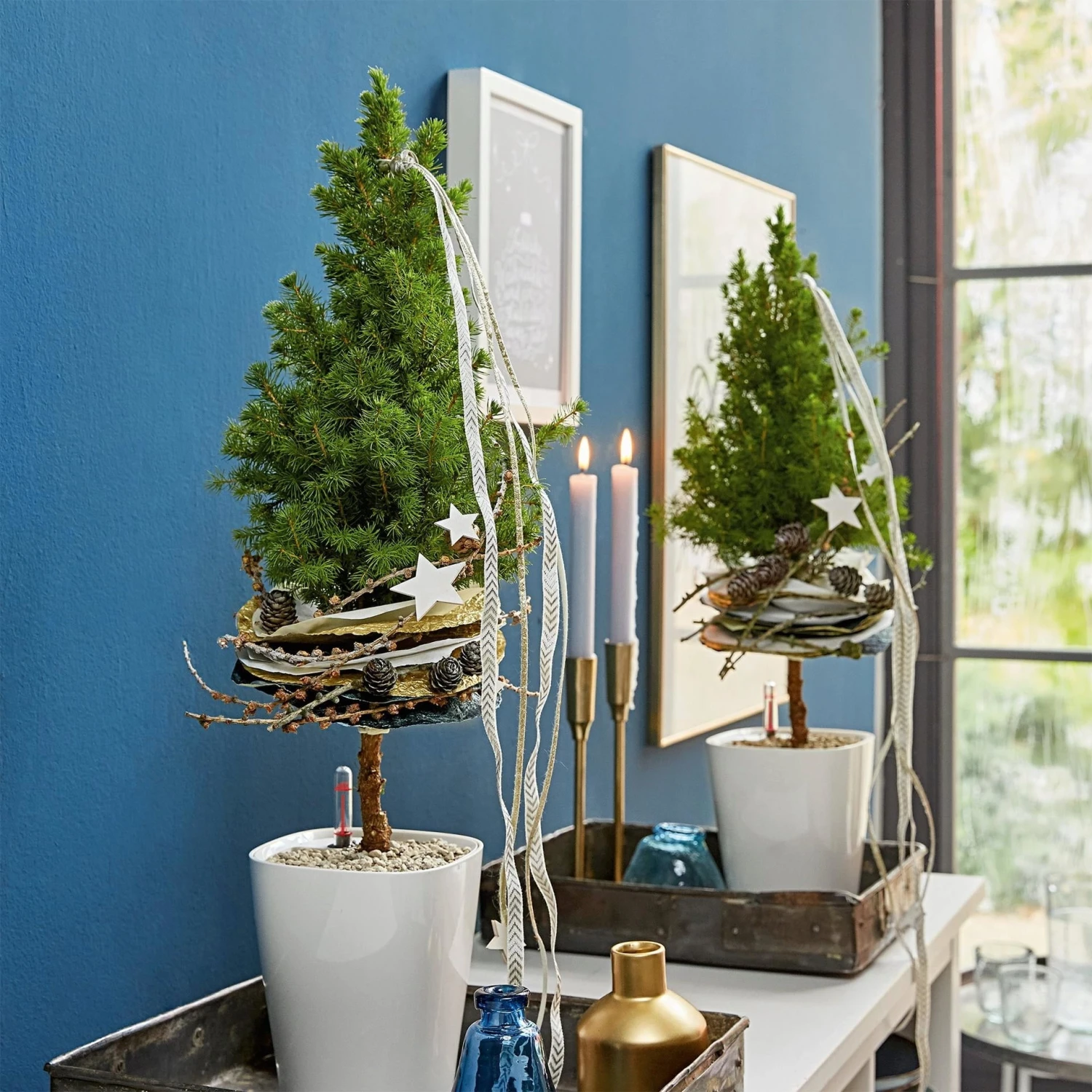 LECHUZA Tischgefäß MINI DELTINI, Weiß – Bild 3