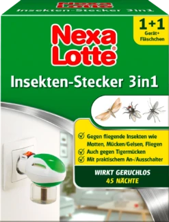 Insektenschutz 3 In 1, 1 Stecker + 35 Ml