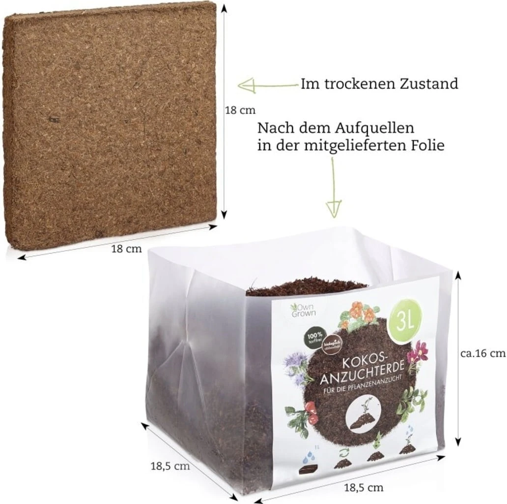 Kokoserde Quellblock 3 L – Bild 7