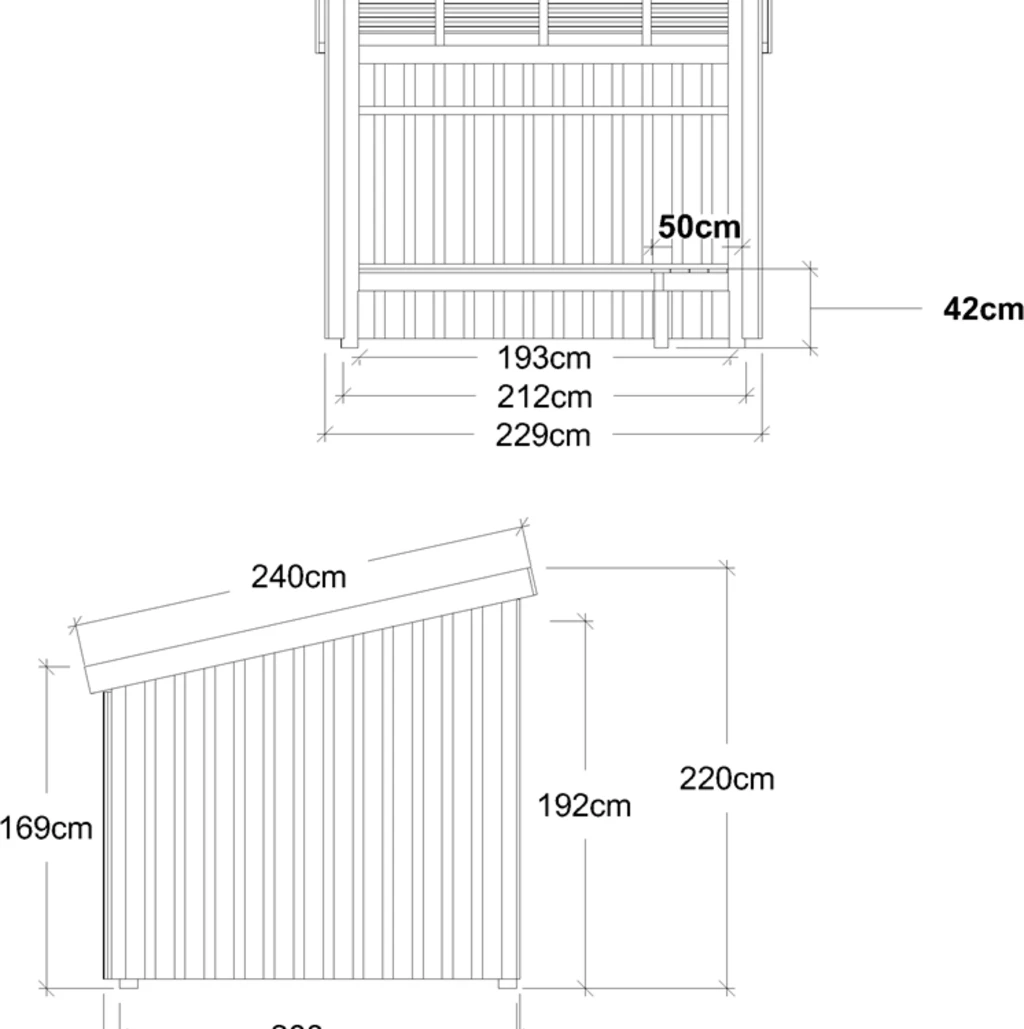 Plus Nordic Grillhütte - 5 M² - Type 1A – Bild 3