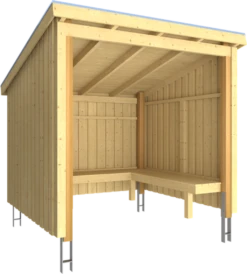 Plus Nordic Grillhütte - 5 M² - Type 1C