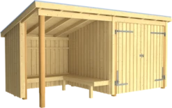 Plus Nordic Grillhütte/Gartenhaus - 9,5 M² - Typ 1B