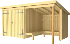 Plus Nordic Grillhütte/Gartenhaus - 9,5 M² - Typ 1C