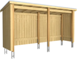 Plus Nordic Multi Gartenhaus 2 Module Inkl. Zubehör 4,7 M²