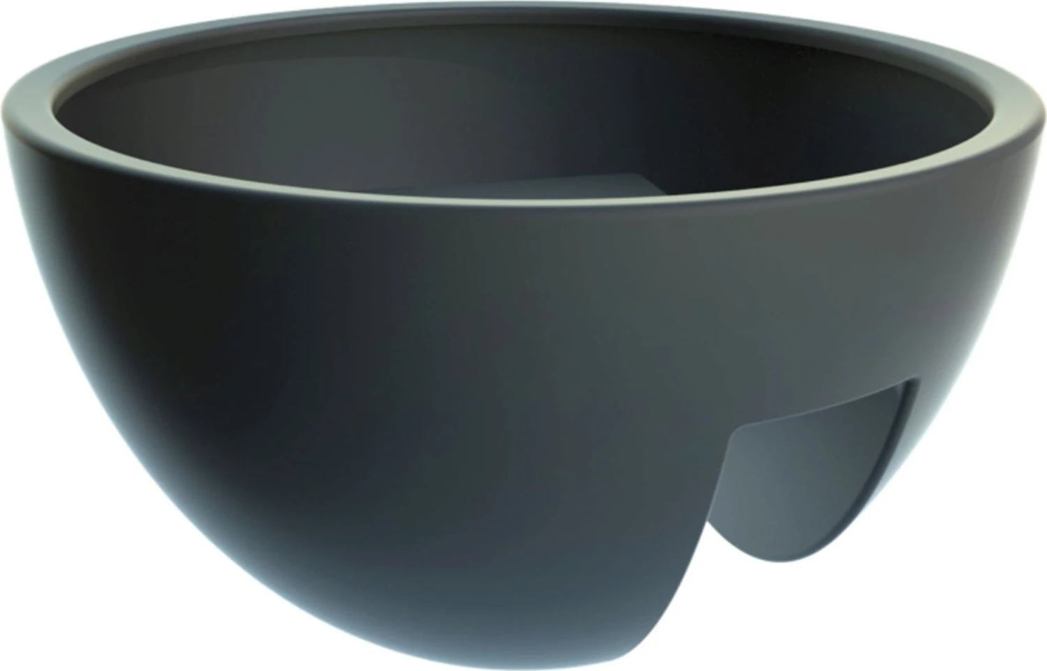 Balkongefäß "Eckling", Graphit (anthrazit) – Bild 2