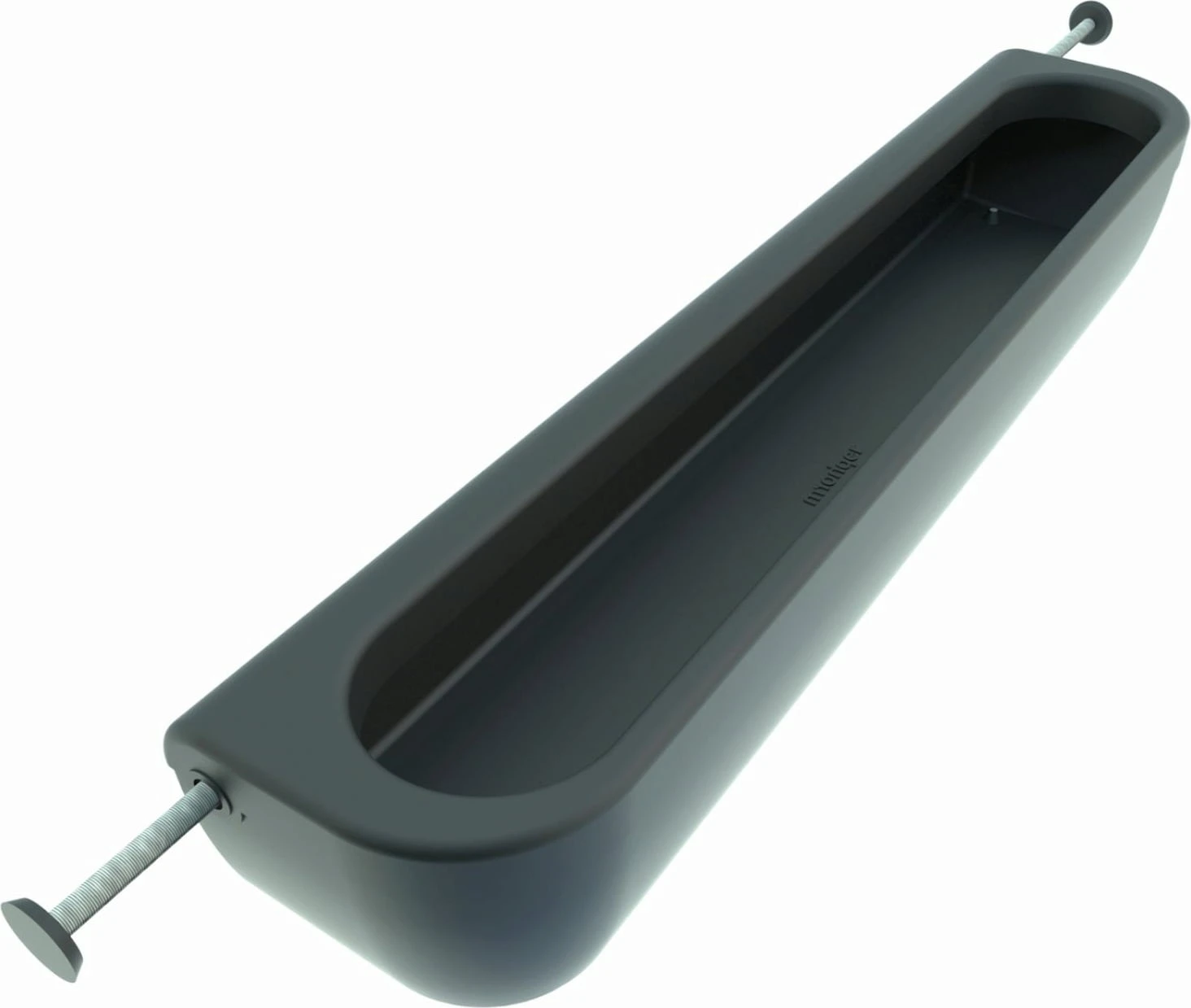 Fensterbank-Blumenkasten "Windowgreen", Graphit (anthrazit)