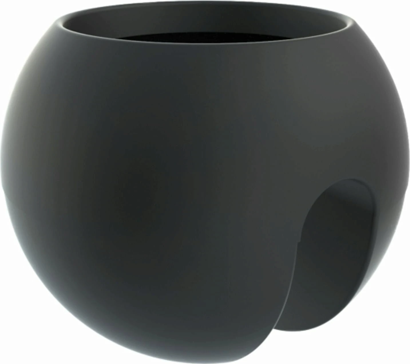 Geländertopf "Bloomball", Graphit (anthrazit) – Bild 4