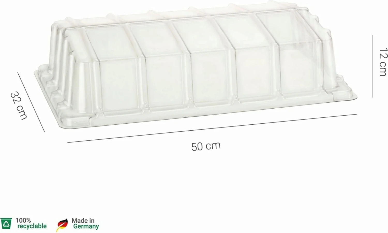 Abdeckhaube - 50x32 Cm – Bild 2