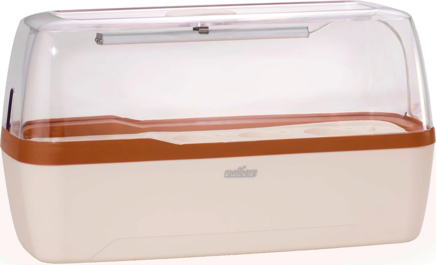 Gewächshaus & Pflanzkasten BoQube L PLUS LED - Creme-Kupferbraun – Bild 2